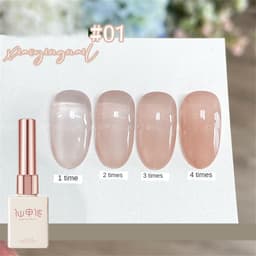 Thumbnail Xianjiayi 15ml sơn móng tay Thạch Trong suốt Màu trần Dầu móng tay Gel 2024 Mới Trong suốt Phổ biến 16 màu Tự chế Trà đá 2