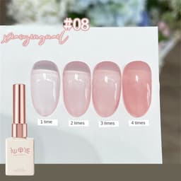 Thumbnail Xianjiayi 15ml sơn móng tay Thạch Trong suốt Màu trần Dầu móng tay Gel 2024 Mới Trong suốt Phổ biến 16 màu Tự chế Trà đá 3