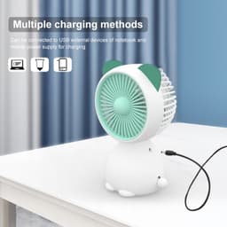 Thumbnail Quạt GOOJODOQ cầm tay để bàn kích thước mini nhỏ gọn tiện lợi 3