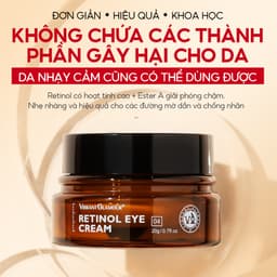 Thumbnail Kem Dưỡng Mắt VIBRANT GLAMOUR Retinol Gấp Đôi, Giảm Nếp Nhăn & Mờ Vết Chân Chim & Giảm Quầng Thâm & Nuôi Dưỡng Và Phục Hồi Sâu Vùng Da Quanh Mắt 20g 2