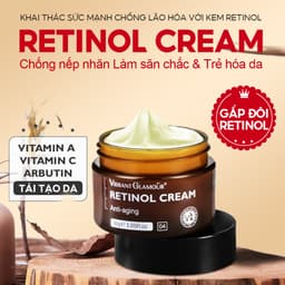 Thumbnail Kem Dưỡng Gấp Đôi Retinol VIBRANT GLAMOUR Chống lão hóa  Giảm nếp nhăn Làm sáng vết thâm Săn chắc da 30g 1