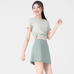 Thumbnail CAMEL CROWN Váy Thể Thao Nữ Eo Cao Sấy Nhanh Thể Thao Thông Thường Yoga Chống Nắng Váy 4
