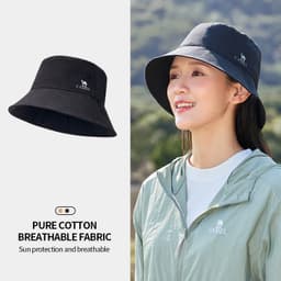 Thumbnail Mũ chậu chống nắng CAMEL CROWN dành cho nữ cắm trại ngoài trời Mũ ngư dân chống tia cực tím 3