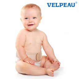 Thumbnail Velpeau Đai thoát vị rốn cho bé Sơ sinh Trẻ sơ sinh Giàn rốn Nút bụng Dây đeo phục hồi với 3 miếng nén Chống trượt 2