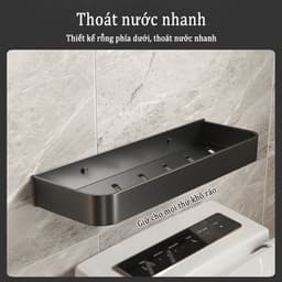 Thumbnail Kệ đựng đồ dùng Meidoo treo tường gắn phòng tắm không cần lắp khoan lỗ tiện lợi 4