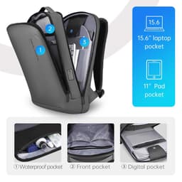 Thumbnail Balo MARK RYDEN siêu mỏng thích hợp dùng đựng laptop phong cách doanh nhân 2