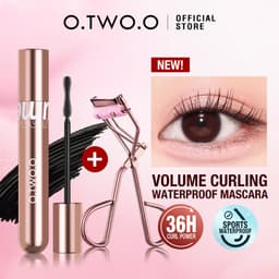 Thumbnail Set mascara O.TWO.O chống nước lâu phai trang điểm cho hàng mi dày và cong vút 1