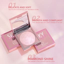 Thumbnail Pudaier Glitter Highlighter Soft Smooth Shimmer Trang điểm đa năng chống thấm nước 4