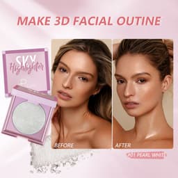 Thumbnail Pudaier Glitter Highlighter Soft Smooth Shimmer Trang điểm đa năng chống thấm nước 1