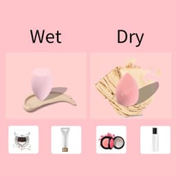 Thumbnail Mút trang điểm/ Hộp 4 mút trang điểm PFFEE tán phấn nền tiện lợi 4