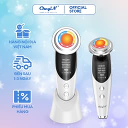 Thumbnail CkeyiN Máy mát xa da mặt 7 trong 1 có đèn LED cải thiện quầng thâm nếp nhăn nâng cơ da MR528 1