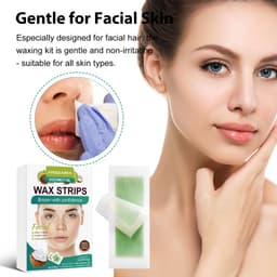 Thumbnail Ruoall Dải sáp tẩy lông tại nhà nhanh chóng và đơn giản30 CÁI, tẩy lông dễ dàng, da mịn màng 4