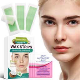 Thumbnail Ruoall Dải sáp tẩy lông tại nhà nhanh chóng và đơn giản30 CÁI, tẩy lông dễ dàng, da mịn màng 2