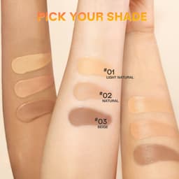 Thumbnail Minimeli BB Cushion Refill Full Cover Lỗ hổng Kem chống nắng Trang điểm mặt với Air Cushion Puff 3