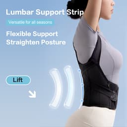 Thumbnail Babaka Lưng Tư Thế Corrector Nẹp Hỗ Trợ Đai Thắt Lưng Hiệu Chỉnh Dây Đeo Thoáng Khí Thẳng Lưng Thắt Lưng Chỉnh Hình Đúng Chỉnh Hình Ngăn Ngừa Hunchback Vai Mở 3