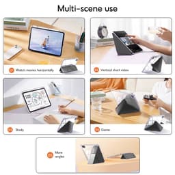 Thumbnail Tbtic Cho iPad Có Giá Đỡ Bút Chì Air 7 M3 2025 6 Pro 11 2024 Air 5 4 10.9 11th A16 10th 9th 8th Gen 7th 10.2 6th 5th 9.7 Mini 6 Ốp Lưng Trong Suốt 3