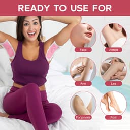 Thumbnail RUOALL 40 miếng giấy sáp tẩy lông siêu mạnh - tẩy lông nhanh, thích hợp cho làn da nhạy cảm, phổ biến khắp cơ thể, mịn màng lâu trôi 3