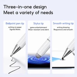 Thumbnail Hdoorlink 3 trong 1 Bút cảm ứng điện dung cho Android Pad Máy tính bảng Điện thoại di động Màn hình cảm ứng Bút chì vẽ Màn hình cảm ứng từ tính Bút cảm ứng 2