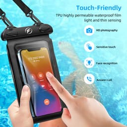 Thumbnail Ốp điện thoại chống nước Fonken Túi đôi IPX8 cho thẻ ví đựng đồ bơi 2
