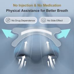 Thumbnail Cofoe Thở Phải Dải Mũi Chống Ngáy Dải Hỗ Trợ Giấc Ngủ Dễ Dàng Mất Ngủ Thông Gió Miếng Dán Miếng Dán Di Động Mềm Mại Mặc Cá Nhân Đóng Gói Thông Gió Miếng Dán 4
