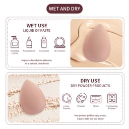 Thumbnail Bộ cọ trang điểm chuyên nghiệp MAANGE 20 chiếc kèm 5 miếng Mút trang điểm và túi đựng đồ trang điểm 52000 4
