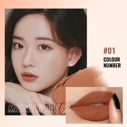 Thumbnail Pudaier Matte Lipstick Lâu trôi không thấm nước Liptint Lip Gloss Cốc chống dính 3g 1
