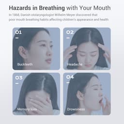 Thumbnail Miếng dán chống ngáy Cofoe Đóng miệng Chỉnh sửa hô hấp Nhẹ thoáng khí Mũi ngủ Đóng chỉnh hình 3