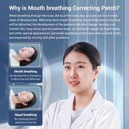 Thumbnail Miếng dán chống ngáy Cofoe Đóng miệng Chỉnh sửa hô hấp Nhẹ thoáng khí Mũi ngủ Đóng chỉnh hình 4