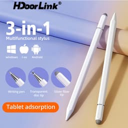 Thumbnail Hdoorlink 3 trong 1 Bút cảm ứng điện dung cho Android Pad Máy tính bảng Điện thoại di động Màn hình cảm ứng Bút chì vẽ Màn hình cảm ứng từ tính Bút cảm ứng 1