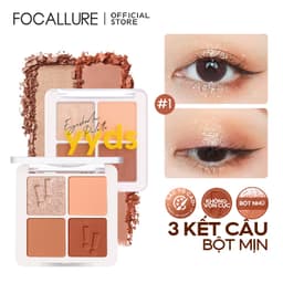 Thumbnail Bảng phấn mắt FOCALLURE 4.8g nhiều màu nhũ lì sắc tố cao chuyên dụng 1