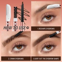 Thumbnail Chì kẻ lông mày O.TWO.O thiết kế 2 trong 1 kháng nước lâu trôi với 6 màu tùy chọn 30g 4