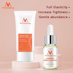 Thumbnail MeiYanQiong Set mỹ phẩm chăm sóc ngực kem dưỡng bơ hạt mỡ 50g và tinh chất hoa oải hương mát xa 10ml 1