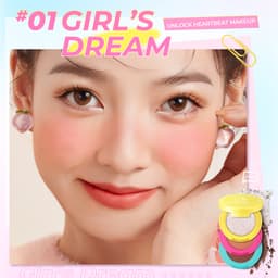 Thumbnail Minimeli 3 TRONG 1 Blush Palette Lấp Lánh Highlighter Smudge Tự Nhiên Phấn Mắt Lâu Dài Chiếu Sáng Mặt Trang Điểm 3
