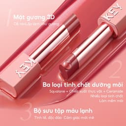 Thumbnail Son môi dưỡng ẩm bóng trang điểm 2 trong 1 COLORKEY 3g 4