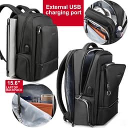 Thumbnail Tigernu 3585 Nylon Chống Thấm Nước Chống Trộm 22L Ba Lô Laptop Du Lịch Túi Nhiều Lớp Ba Lô Thời Trang (15.6 ") 4
