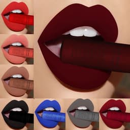 Thumbnail Son kem LAMUSELAND màu sắc lì tùy chọn thời trang chống thấm nước lâu trôi 7ml 1