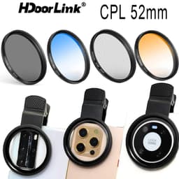 Thumbnail Thấu kính lọc CPL HDOORLINK 52mm phân cực cho điện thoại di động 1