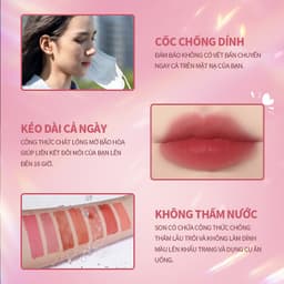 Thumbnail KIMUSE 13 Màu Tùy Chọn Nước Tint Lip Long Wearing Matte Liquid Lip Gloss Lipstick 3