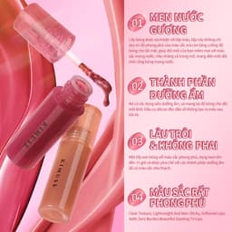Thumbnail KIMUSE 9 màu Gương tùy chọn Lip Glaze Nước dưỡng ẩm Son bóng Toot Lip Tint Trang điểm môi lâu trôi 1