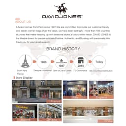 Thumbnail David Jones Paris 2025 Xuân Hè Bộ Sưu Tập Mới Vải Giả pu Top Tay Cầm Dành Cho Nữ Đeo Ngang Túi Da pu Nữ Mềm Mại Và Mềm Mại 1