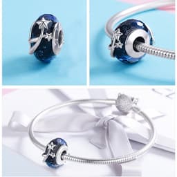 Thumbnail Hạt charm BAMOER bằng bạc 925 dùng làm vòng đeo tay DIY 2