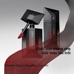 Thumbnail Son môi PERFECT DIARY 4ml bám màu chống nước tốt 2