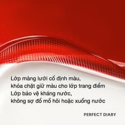 Thumbnail Son kem PERFECT DIARY ReadMe chất son mỏng nhẹ bám màu lâu trôi 4ml 3