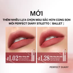 Thumbnail Son môi Silver Stiletto PERFECT DIARY dưỡng môi căng bóng Spotlight Shiny cao cấp 0.8g 4