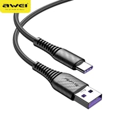 Thumbnail Dây sạc Awei CL-69 Sạc nhanh 40W USB Type C Dây bện nylon An Toàn Ổn Định Chính hãng 4
