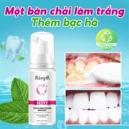 Thumbnail RtopR Kem Làm Trắng Răng An Toàn Cho Sức Khỏe Chiết Xuất Bạc Hà Chất Lượng Cao Serum Làm Trắng Răng Loại Bỏ Vết ố Vàng 60Ml 2