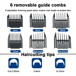 Thumbnail CkeyiN Tông Đơ Cắt Tóc - Tăng Đơ Cắt Tóc Gia Đình Chuyên Nghiệp Chính Hãng,  Máy Hớt Tóc RD011 1