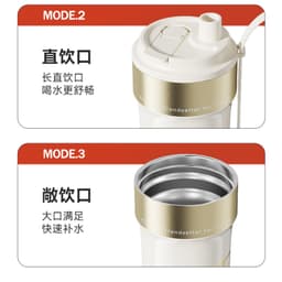 Thumbnail Insulated cup Germ capacity 650ml 316 grade stainless steel material Coca Cola Co branded straw Cup 4