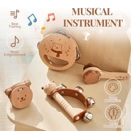 Thumbnail Hình Gấu Nhạc Cụ Trẻ Em Giáo Dục Sớm Nhạc Cụ Gõ Đồ Chơi Gấu Nhỏ Ringdrum 3