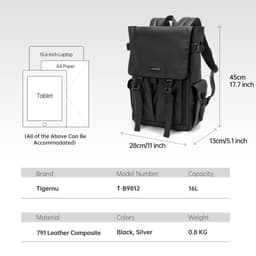 Thumbnail Ba lô nam Tigernu 9812 Ba lô máy tính xách tay 15,6 inch Ba lô đi học Fasion Cabin Ba lô học sinh Ba lô du lịch Ba lô máy tính xách tay 2
